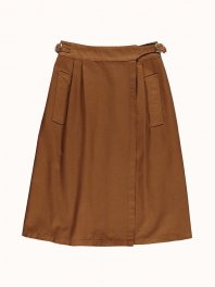 G.o.D. - W-Worker Skirt Cotton Twill Tabacco