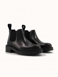 G.H. BASS & CO. ALBANY II Ankle Gore Boot Black Leather