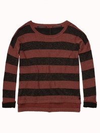 Maison Scotch Boxy Fit Knitted Sweater Combo B