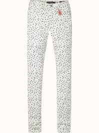 Maison Scotch 'Bohemienne' fit skinny pants in sateen quality, sold in various dessins Combo A