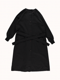 G.o.D. W-Military Robe Ripstop Organic Cot. Black