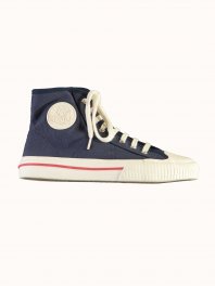 G.o.D. Canvas Sneakers High Navy