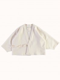 G.o.D. W-B kimono - BOILED WOOL Off white